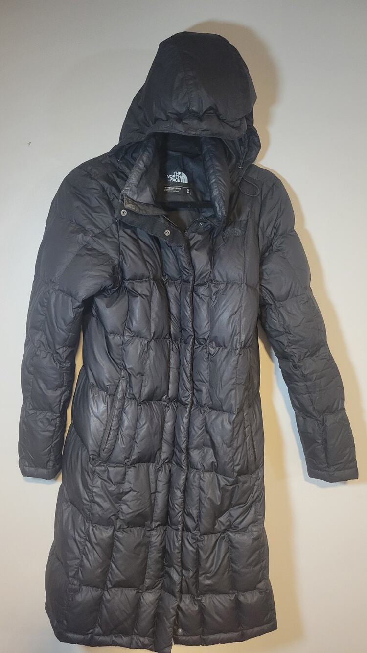 The North Face Women’s Black Hooded Long Down Puffer Coat Jacket Size M